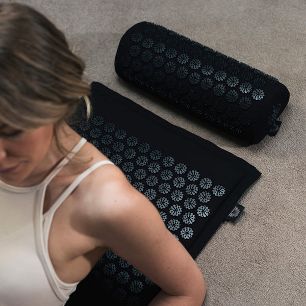 Acupressure pillow, black